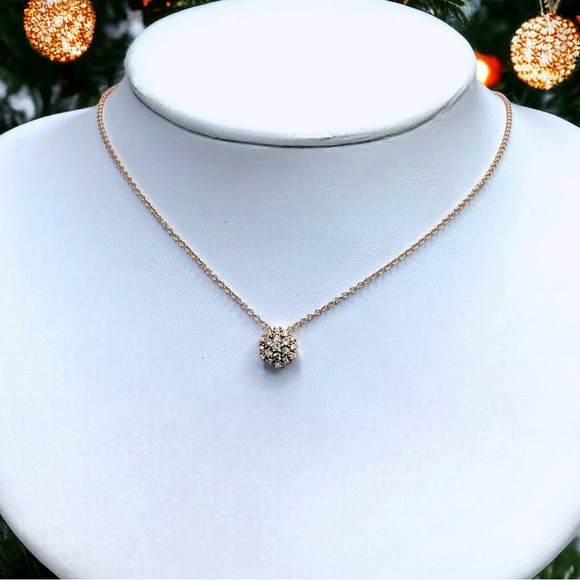 🌺LeVian 14K Rose Gold Diamond Necklace - Picture 4 of 15